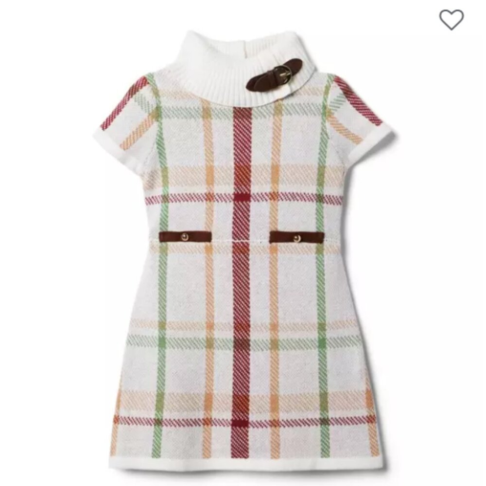 NWOT Janie and Jack The Saddle Club Sweater Dress - Girls Size 7